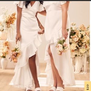 Lulus White Maxi Dress